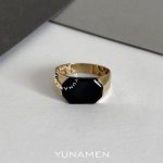 انگشتر طلای مردانه یونامن Y459
