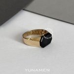 انگشتر طلای مردانه یونامن Y459