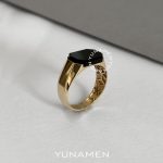 انگشتر طلای مردانه یونامن Y459
