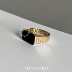 انگشتر طلای مردانه یونامن Y458