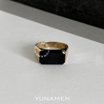 انگشتر طلای مردانه یونامن Y458