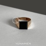 انگشتر طلای مردانه یونامن Y460 رزگلد
