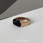انگشتر طلای مردانه یونامن Y462 رزگلد