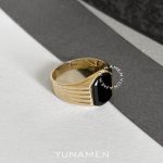 انگشتر طلای مردانه یونامن Y463