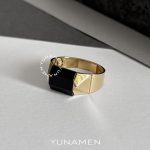 انگشتر طلای مردانه یونامن Y464