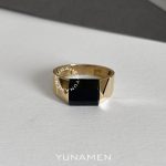 انگشتر طلای مردانه یونامن Y464