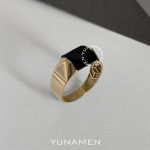 انگشتر طلای مردانه یونامن Y464