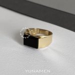انگشتر طلای مردانه یونامن Y465