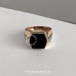 انگشتر طلای مردانه یونامن Y468