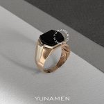 انگشتر طلای مردانه یونامن Y468