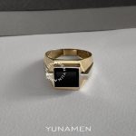 انگشتر طلای مردانه یونامن Y467