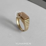 انگشتر طلای مردانه یونامن Y469