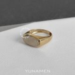 انگشتر طلای مردانه یونامن Y470