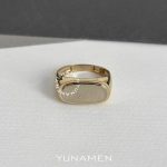 انگشتر طلای مردانه یونامن Y470