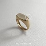 انگشتر طلای مردانه یونامن Y470