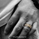 انگشتر طلای مردانه یونامن Y452