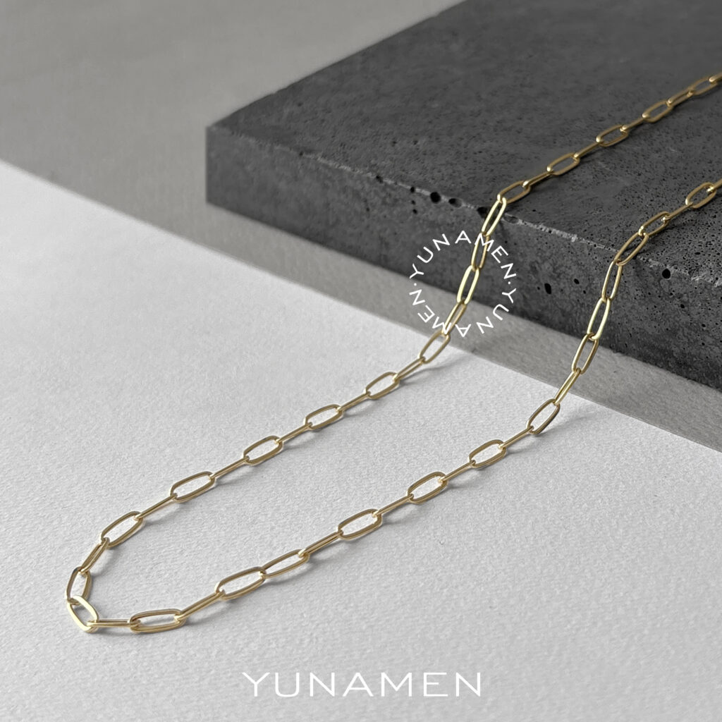 yunamen-gold-chain-Y562-1 زنجیر طلای مردانه یونامن Y562