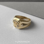 انگشتر طلای مردانه یونامن Y478