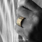 انگشتر طلای مردانه یونامن Y481